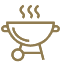 A brown and black picture of a hand washing machine